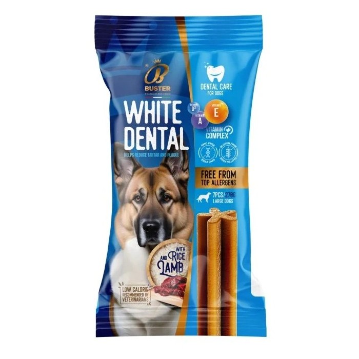 Caliendo Dental Stick Hypo White Dental Mais e Riso Agnello e Mela 7 pz 270 Gr | Zoopluto
