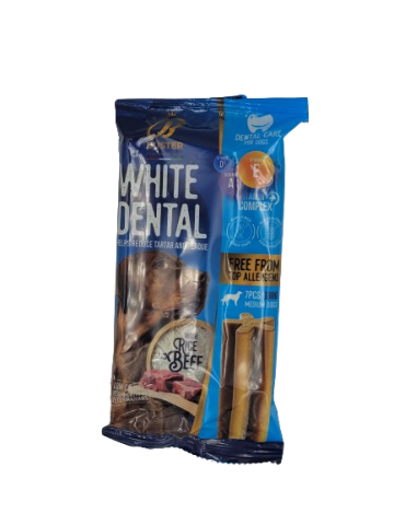 Caliendo Dental Stick Hypo White Dental Mais e Riso Manzo 7 pz 180 Gr | Zoopluto