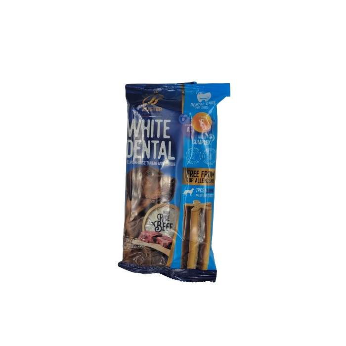 Caliendo Dental Stick Hypo White Dental Mais e Riso Manzo 7 pz 180 Gr | Zoopluto