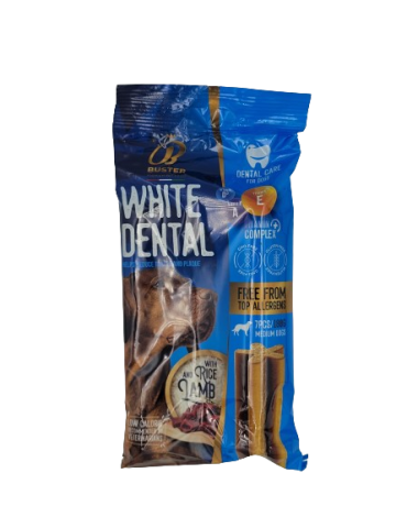 Caliendo Dental Stick Hypo White Dental Mais e Riso Agnello e Mela 7 pz 180 Gr | Zoopluto