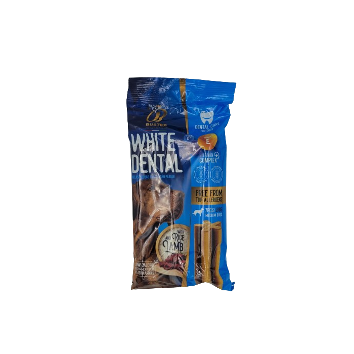 Caliendo Dental Stick Hypo White Dental Mais e Riso Agnello e Mela 7 pz 180 Gr | Zoopluto