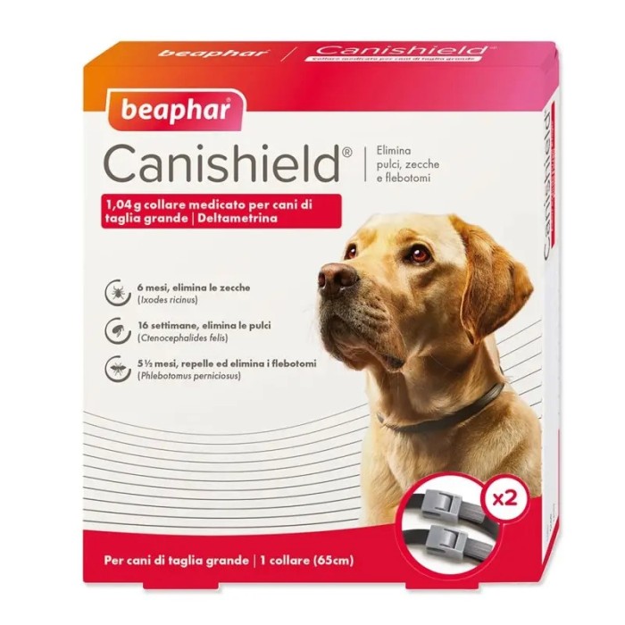 Beaphar Canishield Cane L 2 Collari 65 cm | Zoopluto
