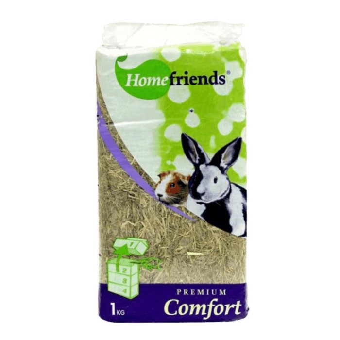 Homefriends Fieno di Prato per Conigli e Roditori 1 Kg | Zoopluto