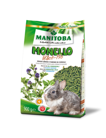 Monello Pellet Pro Grain Free Conigli 900 g | Zoopluto