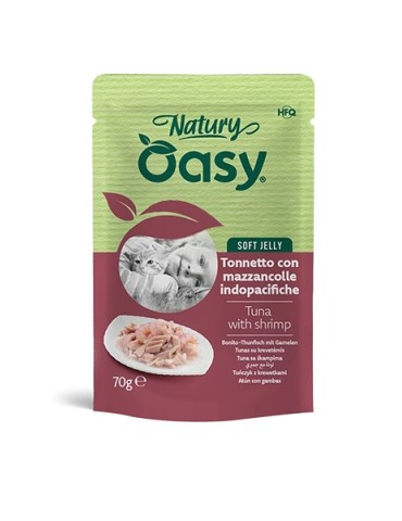 Oasy Natury Tonnetto e Mazzancolle 70 g | Zoopluto