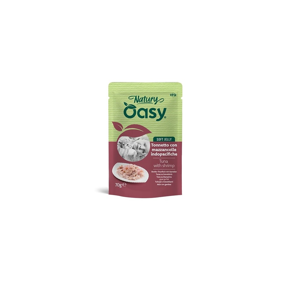 Oasy Natury Tonnetto e Mazzancolle 70 g | Zoopluto