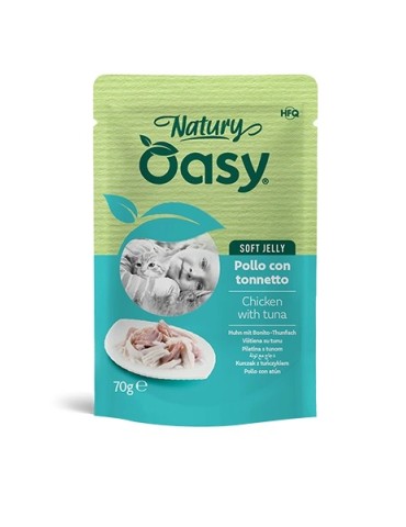Oasy Natury Pollo con Tonnetto 70 g | Zoopluto