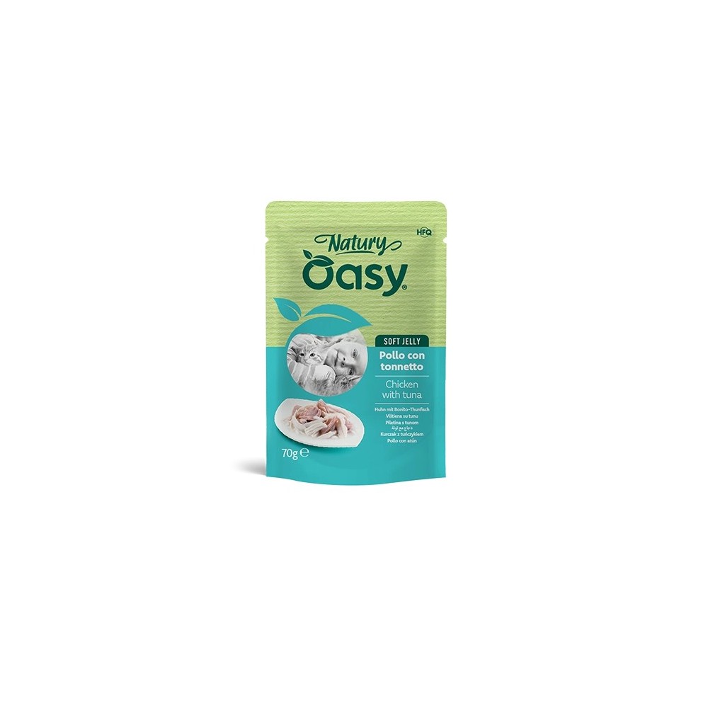 Oasy Natury Pollo con Tonnetto 70 g | Zoopluto