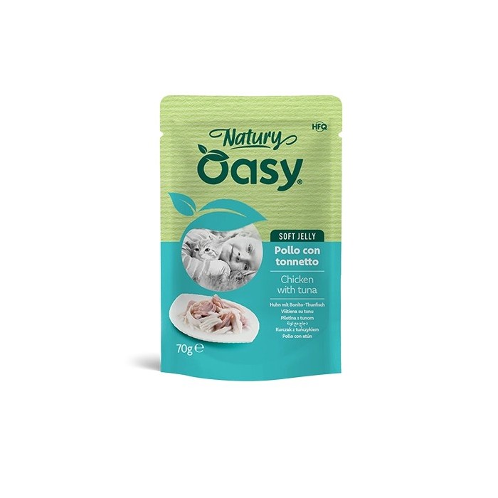 Oasy Natury Pollo con Tonnetto 70 g | Zoopluto