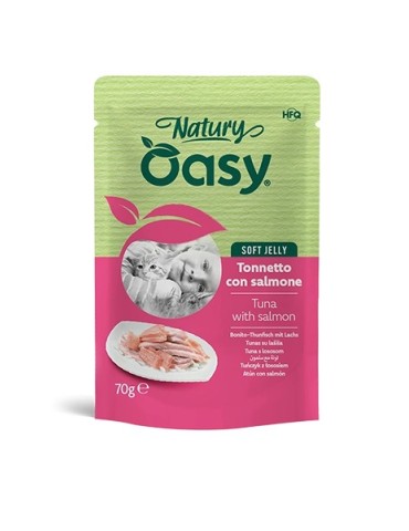 Oasy Natury Tonnetto con Salmone 70 g | Zoopluto