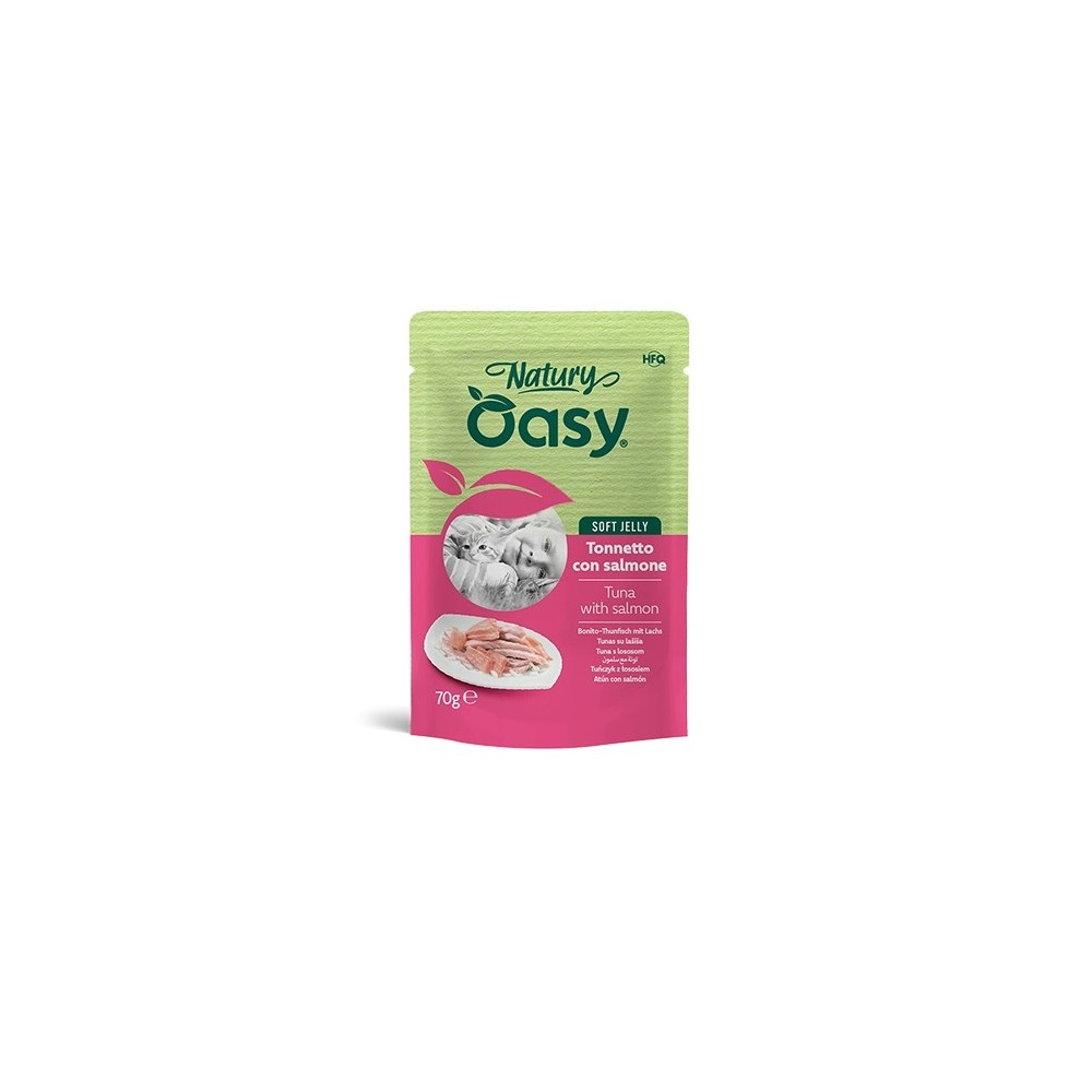 Oasy Natury Tonnetto con Salmone 70 g | Zoopluto