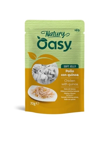Oasy Natury Soft Jelly Pollo e Quinoa 70 g | Zoopluto