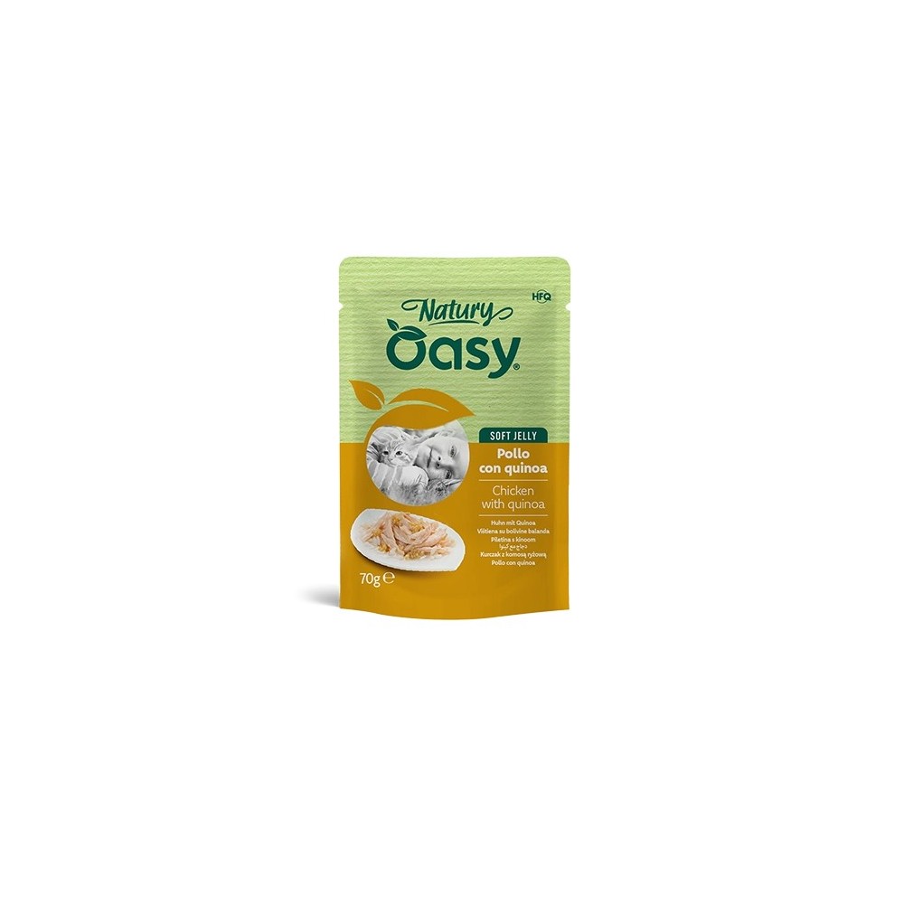 Oasy Natury Soft Jelly Pollo e Quinoa 70 g | Zoopluto