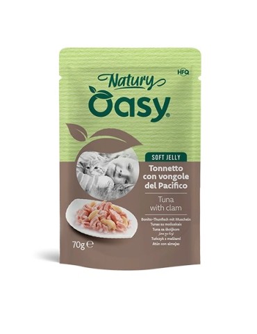 Oasy Natury Tonnetto con Vongole 70 g | Zoopluto