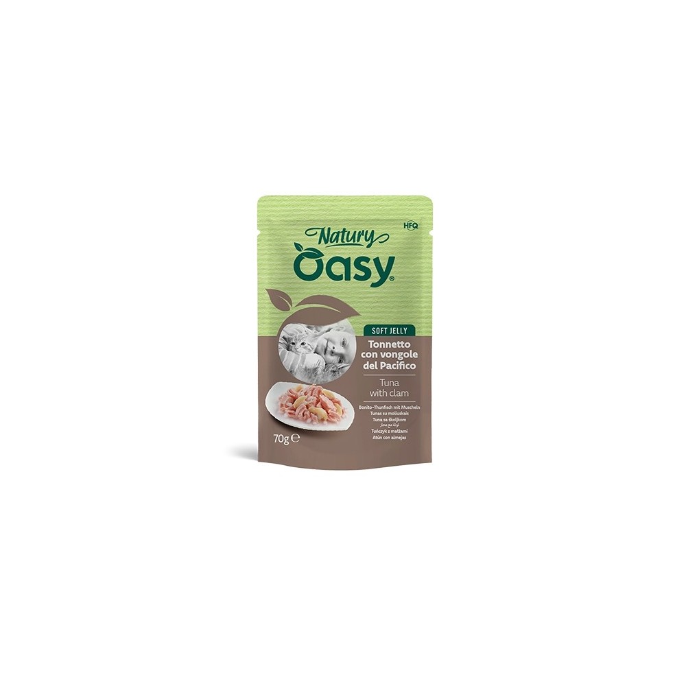 Oasy Natury Tonnetto con Vongole 70 g | Zoopluto
