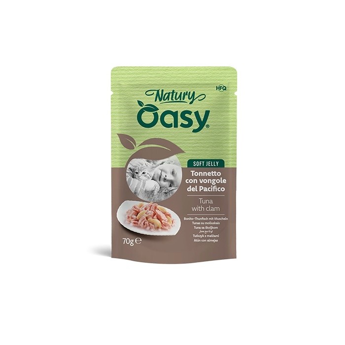 Oasy Natury Tonnetto con Vongole 70 g | Zoopluto
