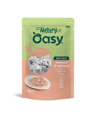 Oasy Natury Trancetti di Salmone 70 g | Zoopluto