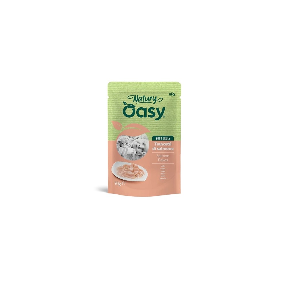 Oasy Natury Trancetti di Salmone 70 g | Zoopluto