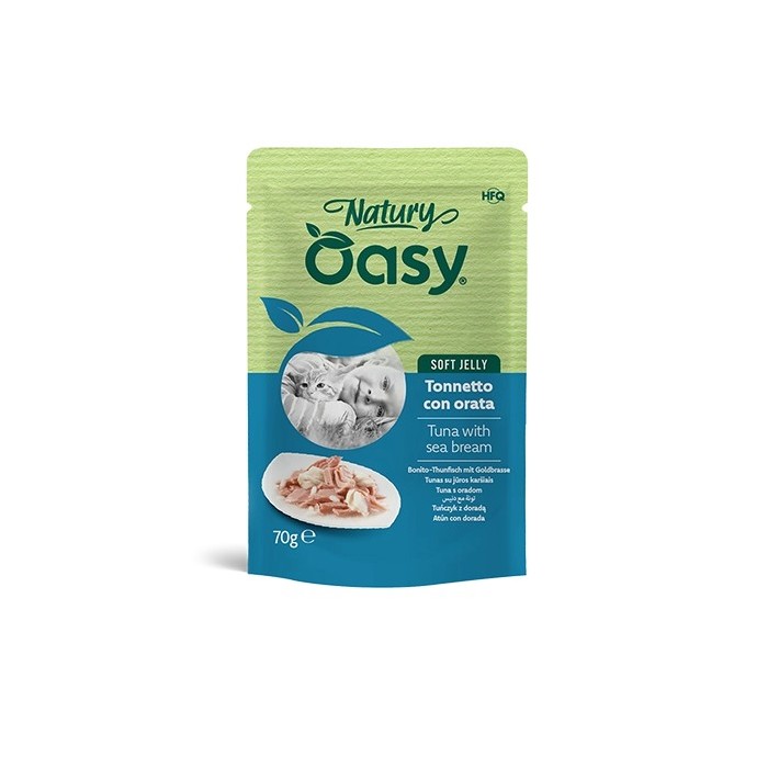 Oasy Natury Tonnetto con Orata 70 g | Zoopluto