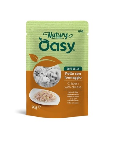Oasy Natury Pollo con Formaggio 70 g | Zoopluto