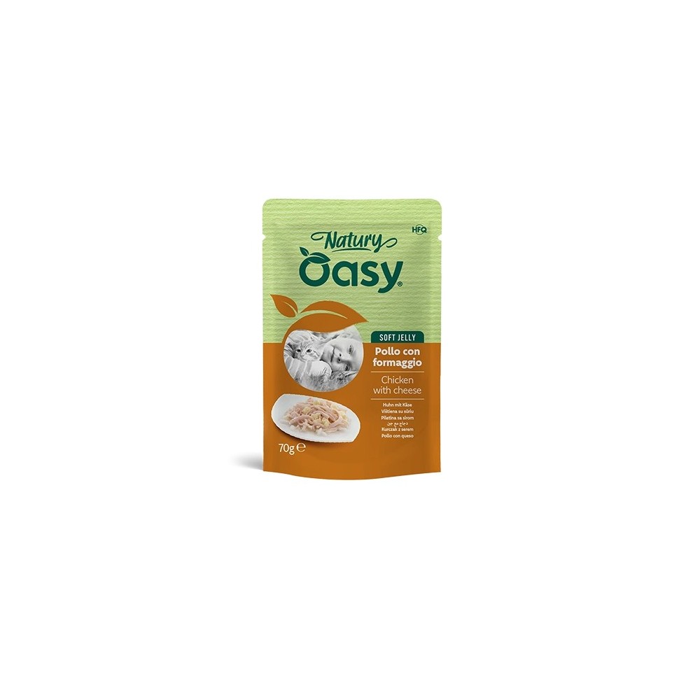Oasy Natury Pollo con Formaggio 70 g | Zoopluto