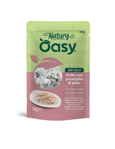 Oasy Natury Pollo con Prosciutto 70 g | Zoopluto