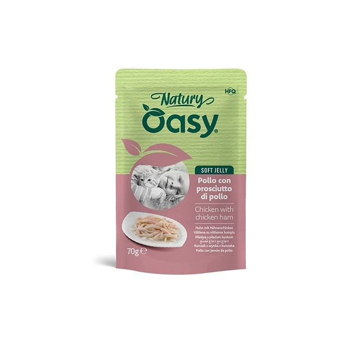 Oasy Natury Pollo con Prosciutto 70 g | Zoopluto