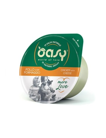 Oasy More Love Pollo e Formaggio 70 g | Zoopluto