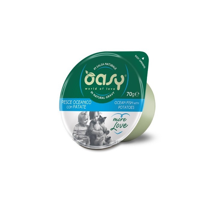 Oasy More Love Pesce e Patate 70 g | Zoopluto