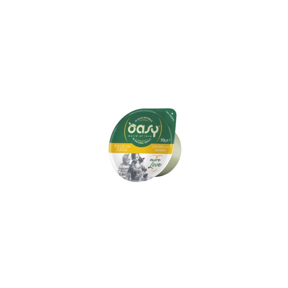 Oasy More Love Pollo con Zucca 70 g | Zoopluto
