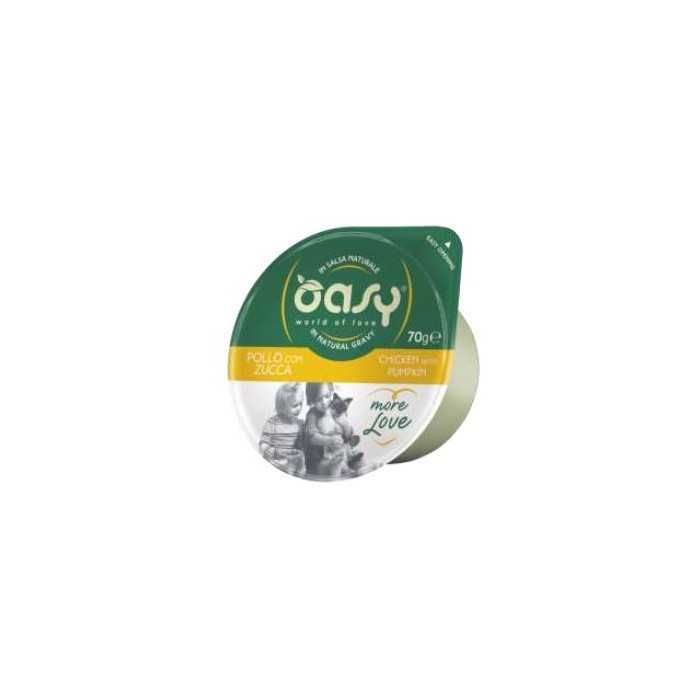 Oasy More Love Pollo con Zucca 70 g | Zoopluto