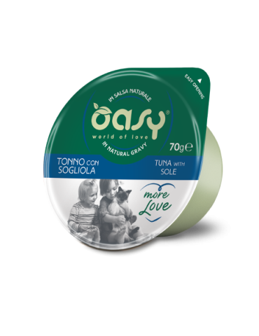 Oasy More Love Tonno con Sogliola 70 g | Zoopluto