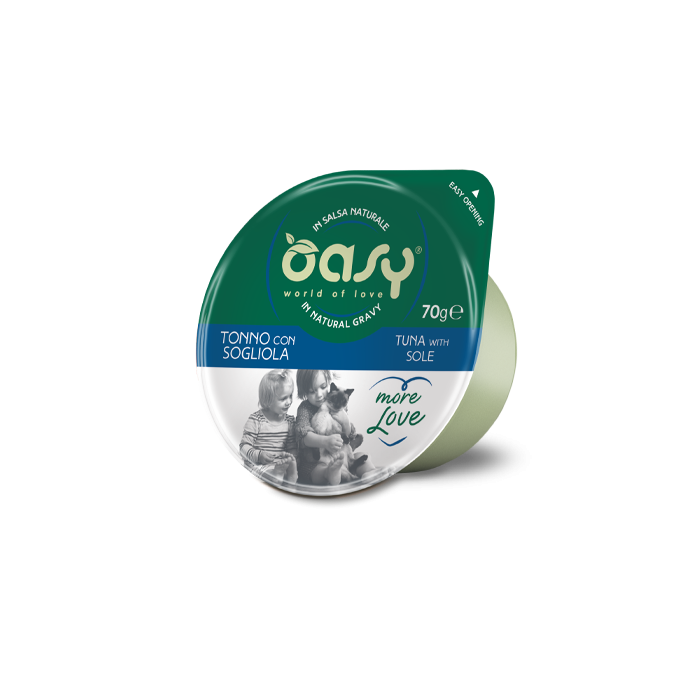 Oasy More Love Tonno con Sogliola 70 g | Zoopluto