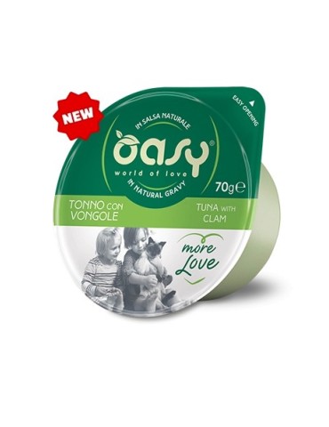 Oasy More Love Tonno con Vongole 70 g | Zoopluto