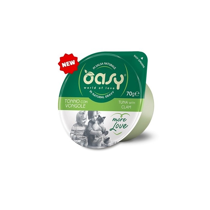Oasy More Love Tonno con Vongole 70 g | Zoopluto