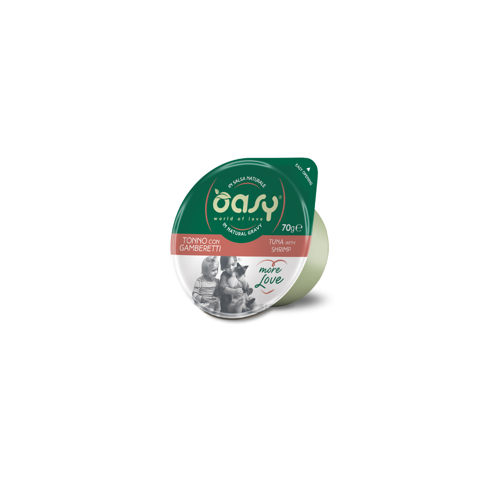 Oasy More Love Tonno e Gamberetti 70 g | Zoopluto