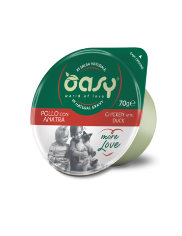 Oasy More Love Pollo con Anatra 70 g | Zoopluto