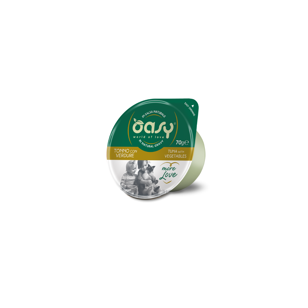 Oasy More Love Tonno con Verdure 70 g | Zoopluto