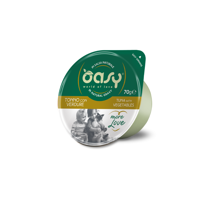 Oasy More Love Tonno con Verdure 70 g | Zoopluto