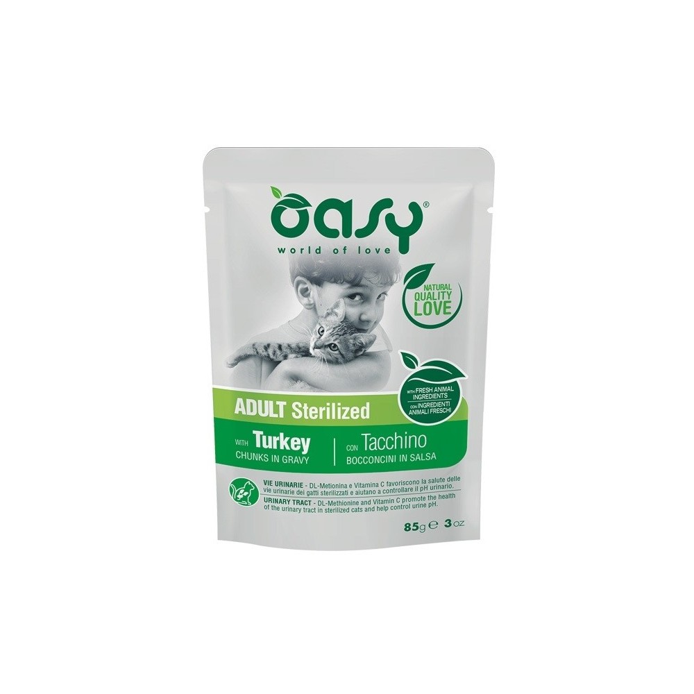 Oasy Bocconcini Sterilized Tacchino 85 g | Zoopluto