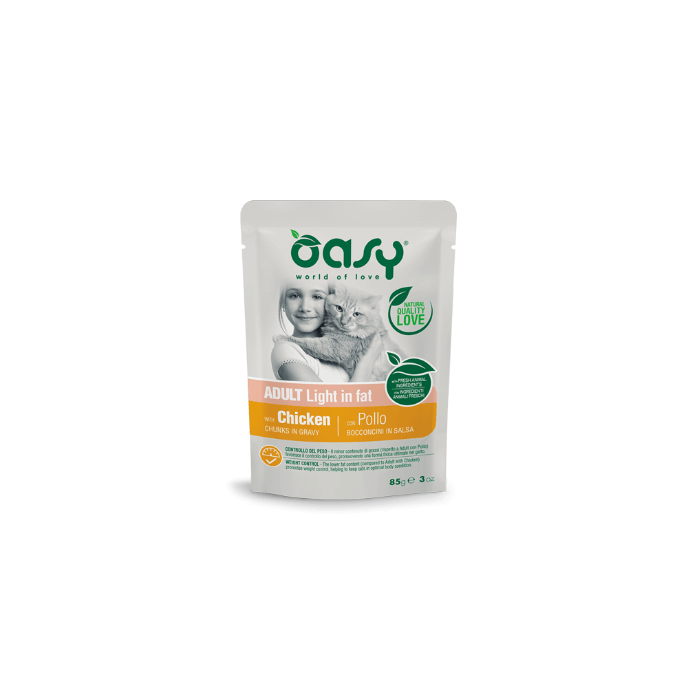 Oasy Bocconcini Light Pollo Gatto 85 g | Zoopluto
