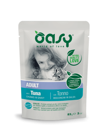 Oasy Bocconcini Adult Tonno Gatto 85 g | Zoopluto