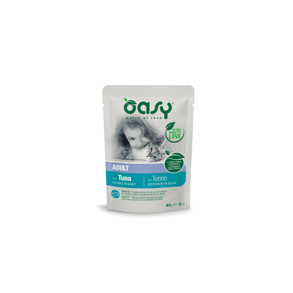 Oasy Bocconcini Adult Tonno Gatto 85 g | Zoopluto