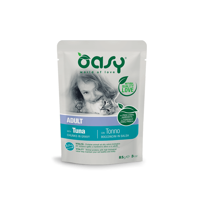 Oasy Bocconcini Adult Tonno Gatto 85 g | Zoopluto