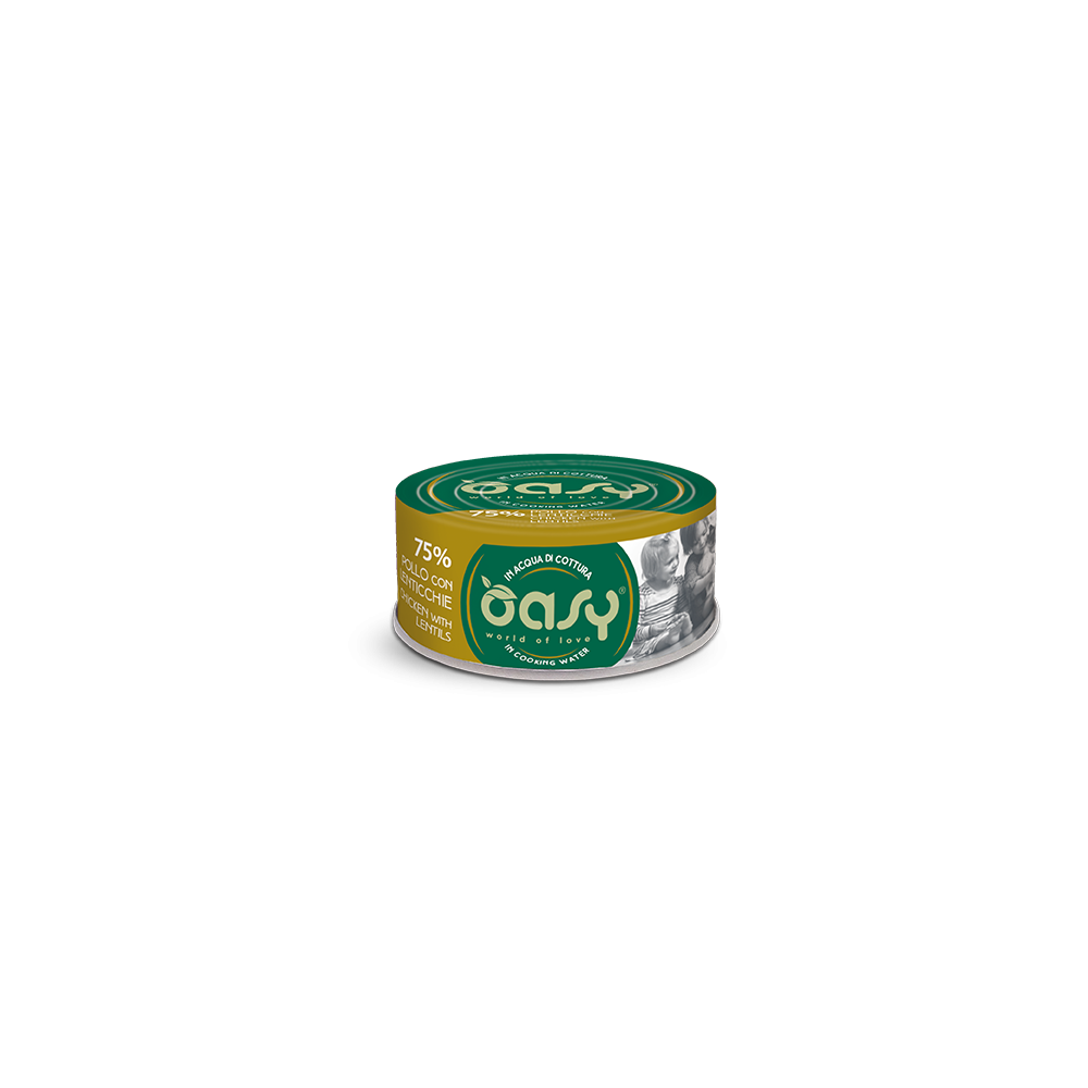 Oasy More Love Pollo Lenticchie 70 g | Zoopluto
