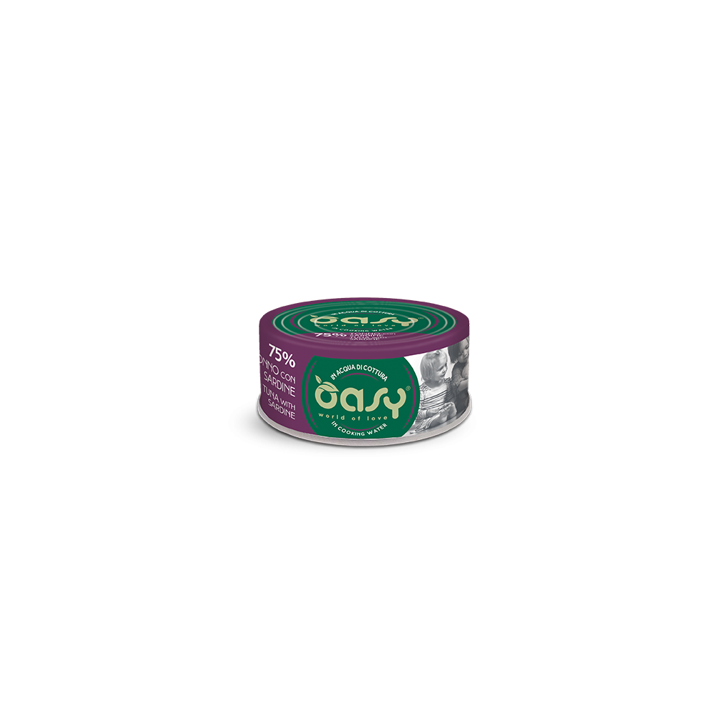 Oasy More Love Tonno Sardine 70 g | Zoopluto