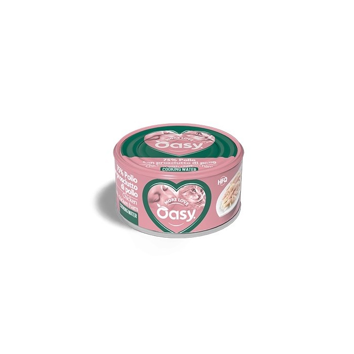 Oasy More Love Pollo Prosciutto 70 g | Zoopluto