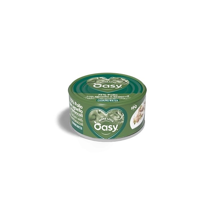Oasy More Love Pollo Agnello Broccoli 70 g | Zoopluto