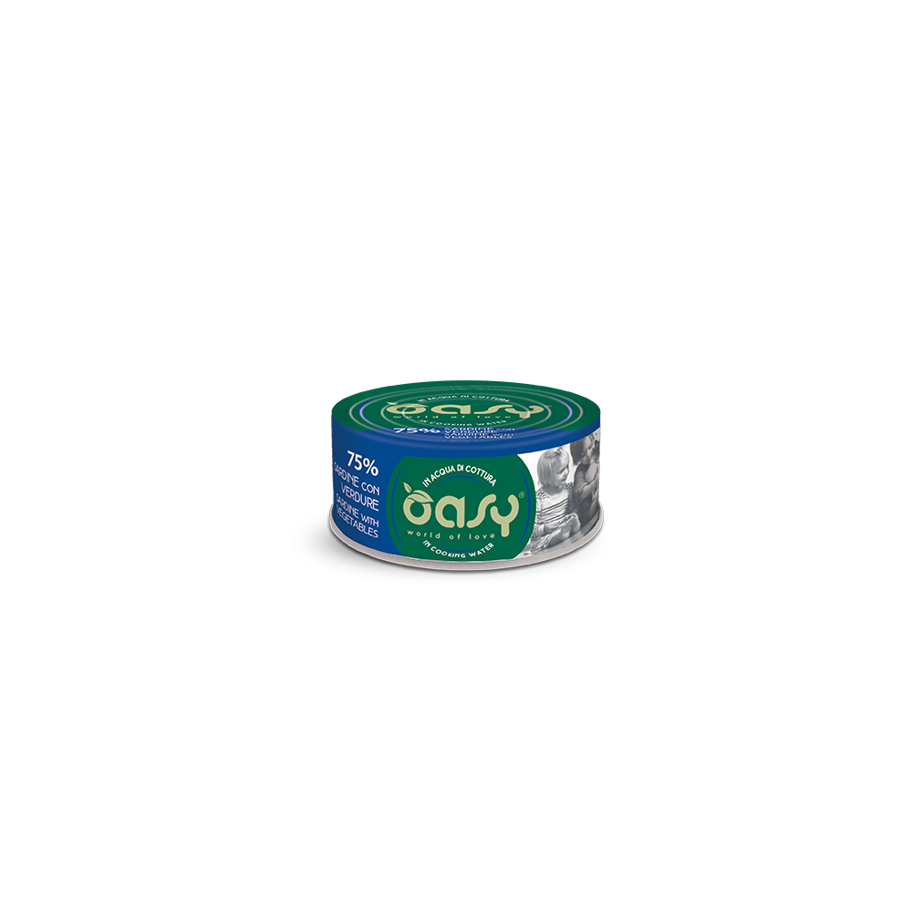 Oasy More Love Sardine Verdure 70 g | Zoopluto