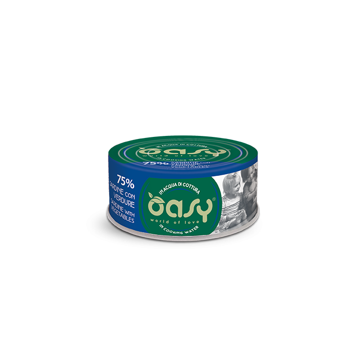 Oasy More Love Sardine Verdure 70 g | Zoopluto